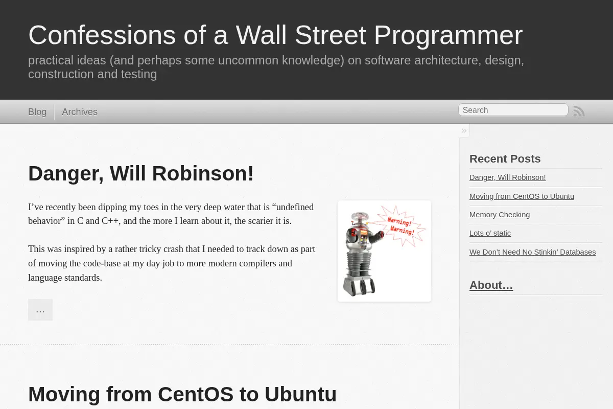 Confessions of a Wall Street Programmer