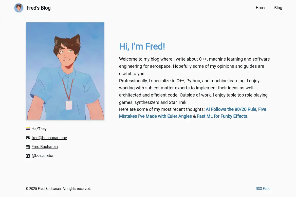 Fred's Blog