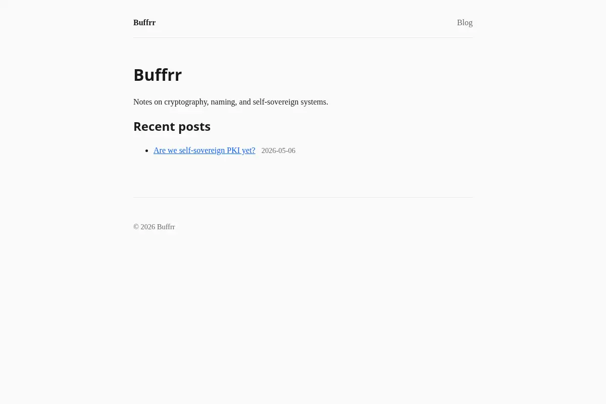 Buffrr