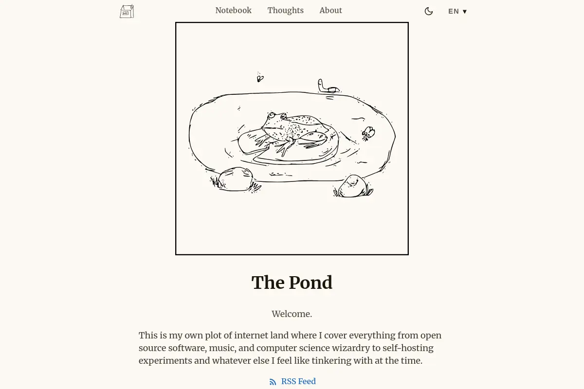The Pond · Homelab of curious tinkering