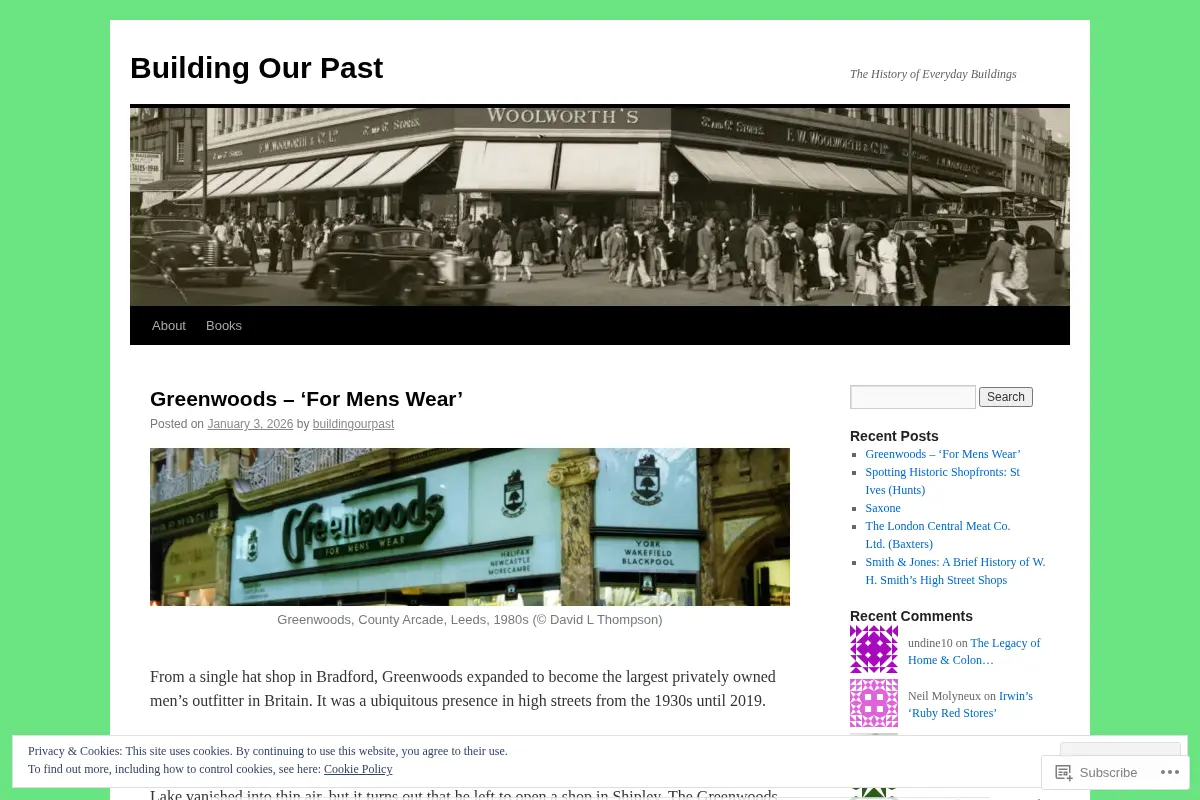 Building Our Past | The History of Everyday Buildings