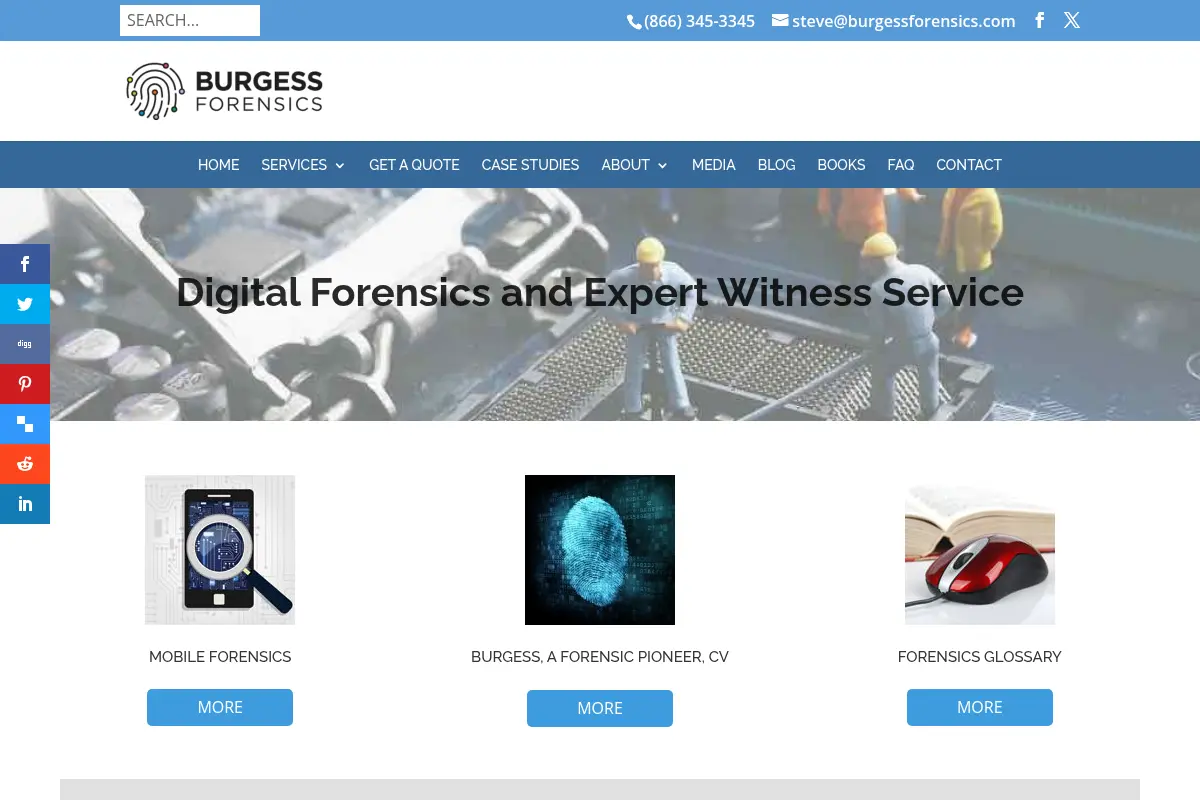 Digital Forensics, Data Recovery, and Expert Witness Services