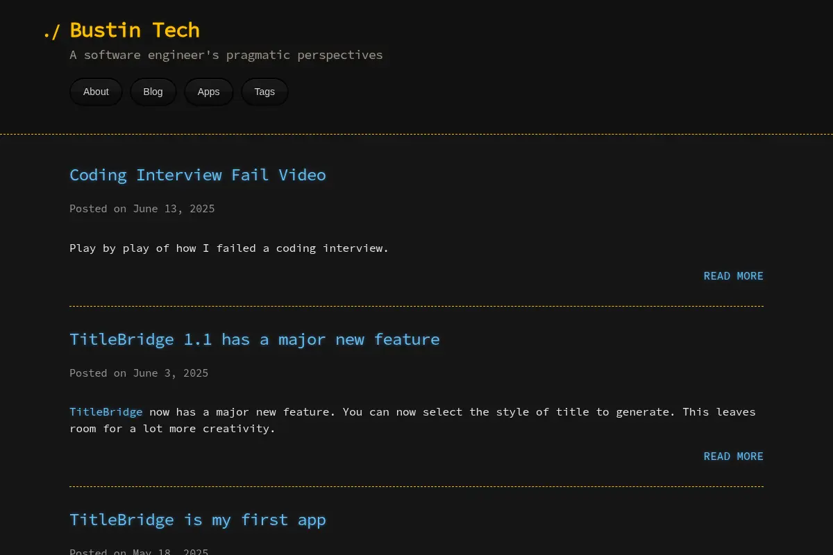 Bustin Tech