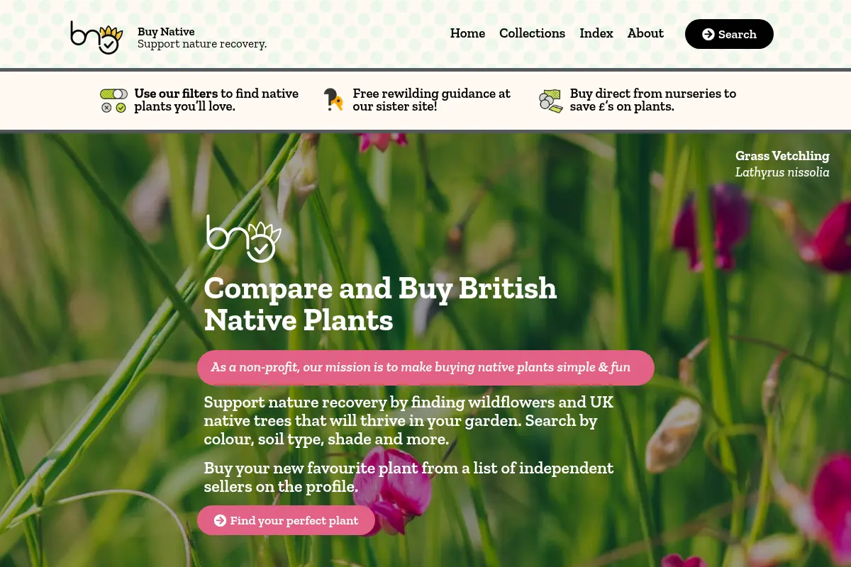 Buy Native - Find British Wildflowers & Trees for your Garden