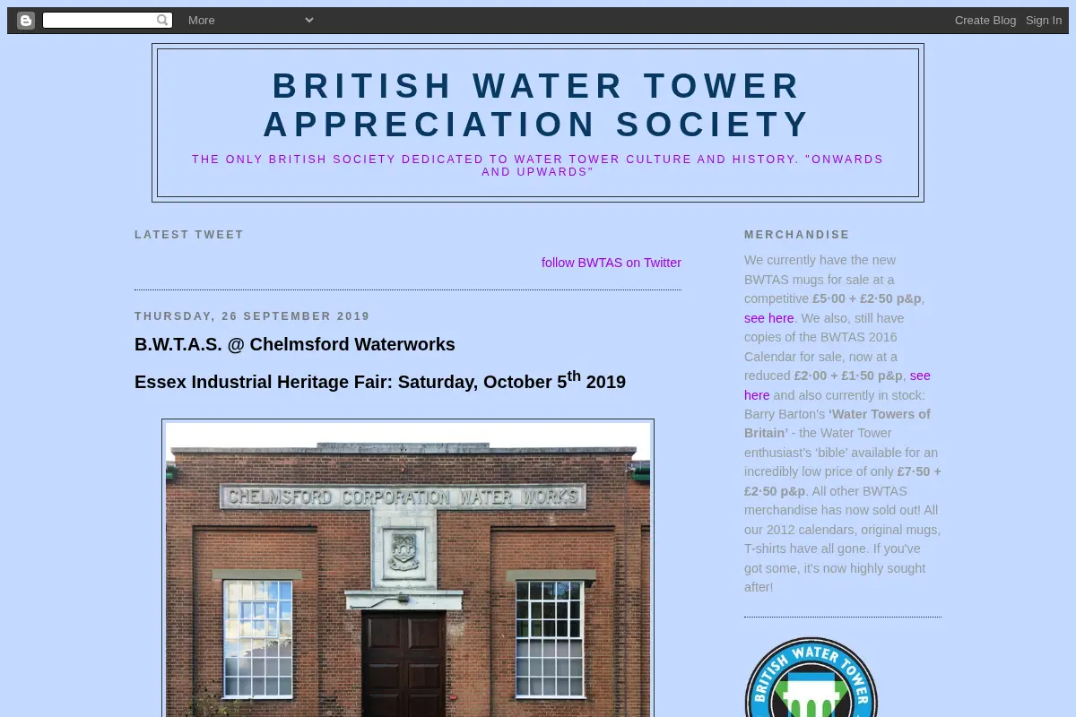 British Water Tower Appreciation Society