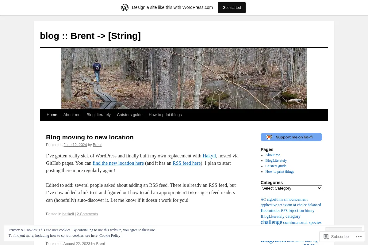 blog :: Brent -> [String]