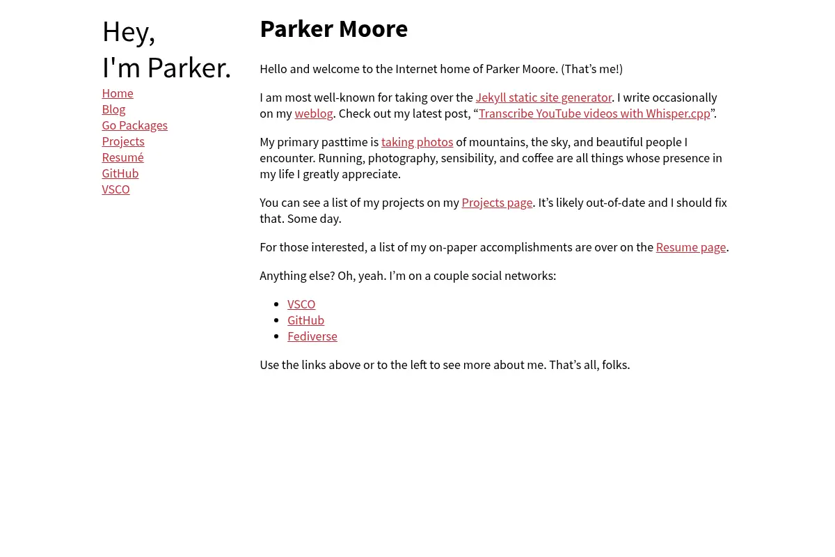 Parker Moore | By Parker