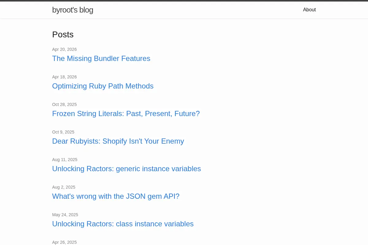 byroot’s blog