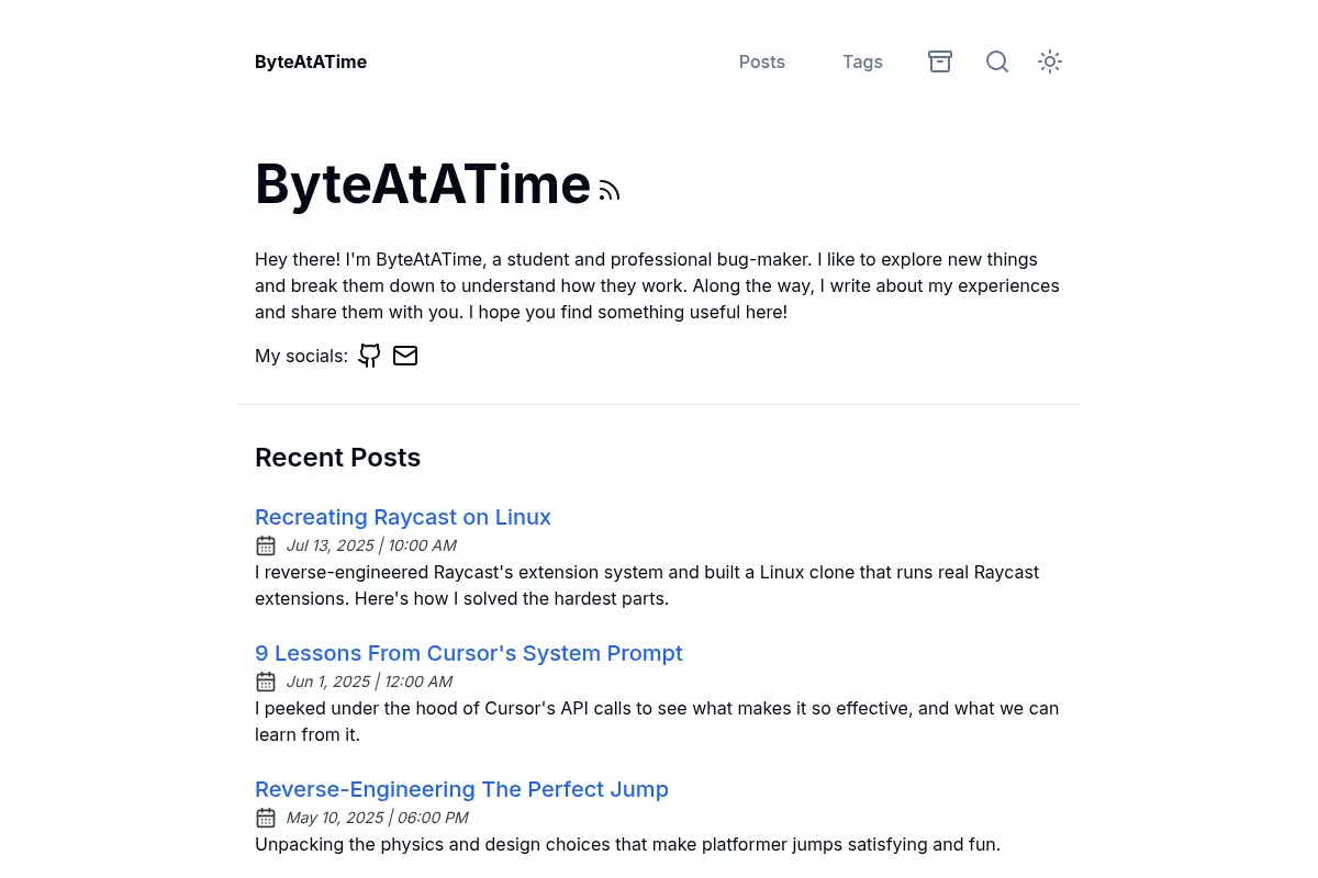 ByteAtATime