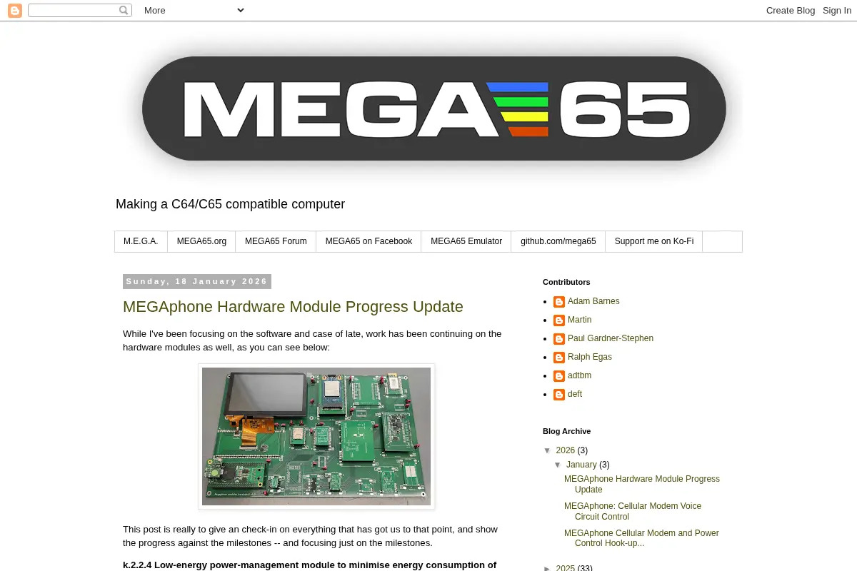 Making a C64/C65 compatible computer