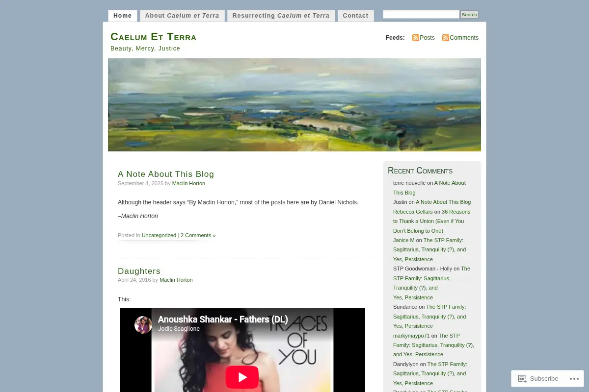 Caelum Et Terra
