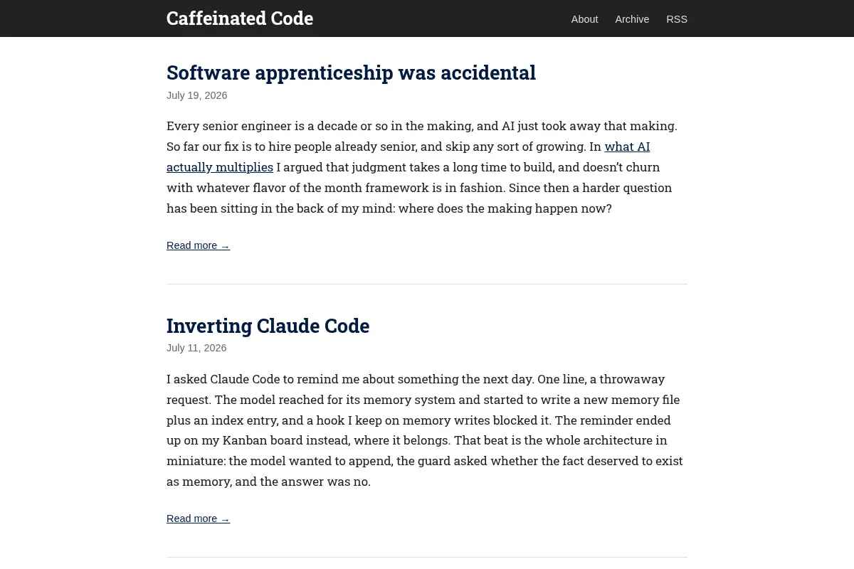 Caffeinated Code