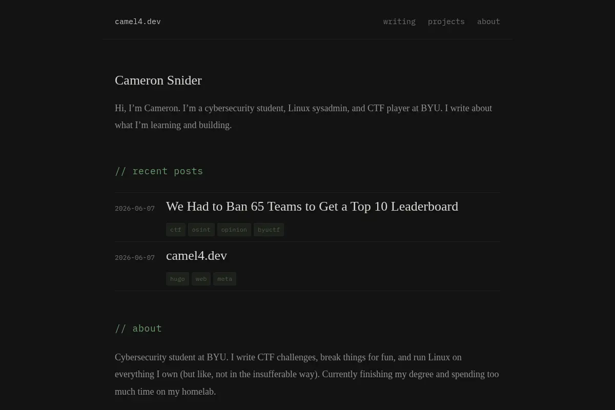 camel4.dev