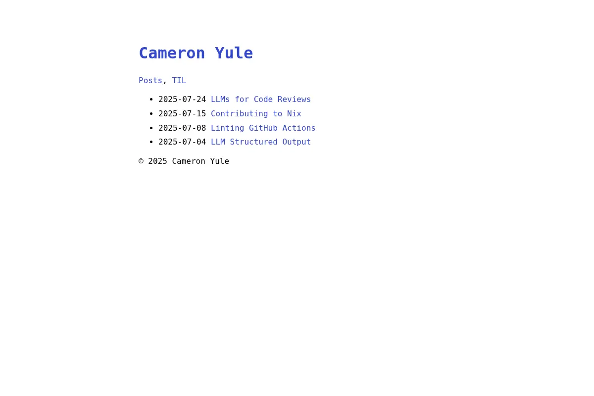 Cameron Yule