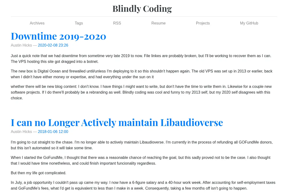 Blindly Coding