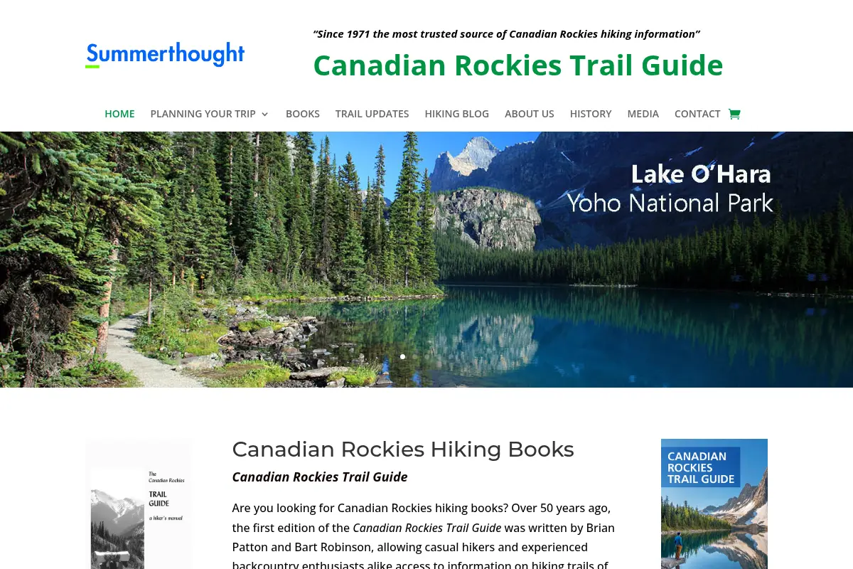 Canadian Rockies Trail Guide