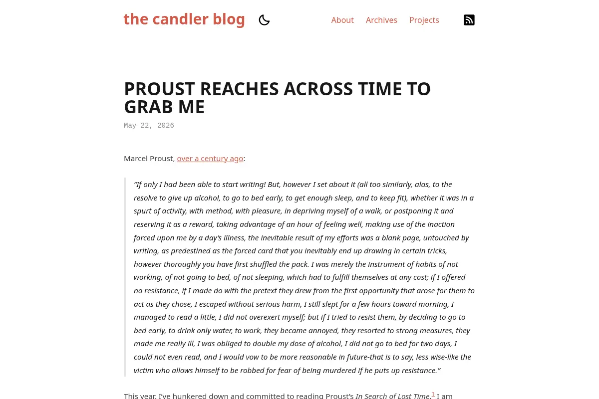 the candler blog