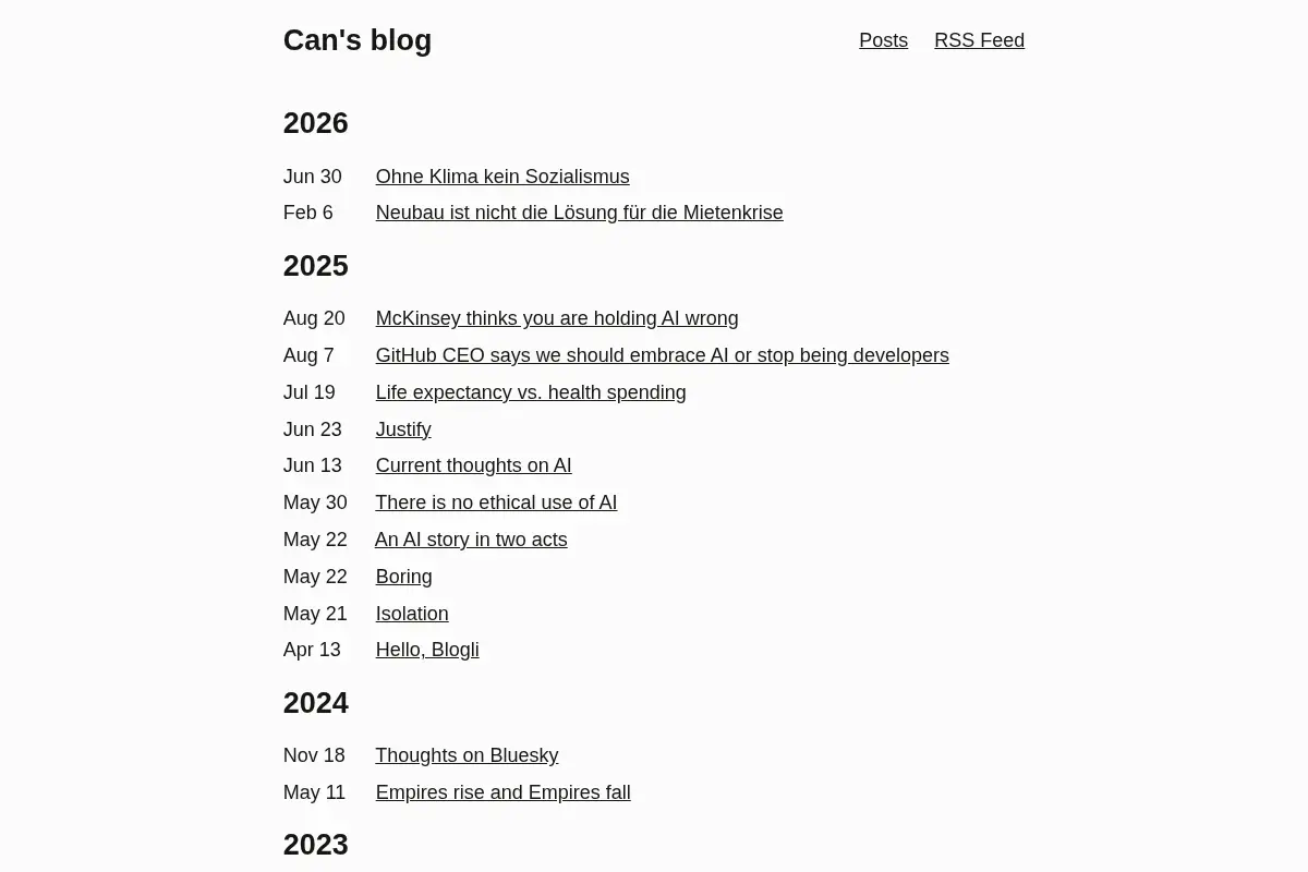 Can's blog