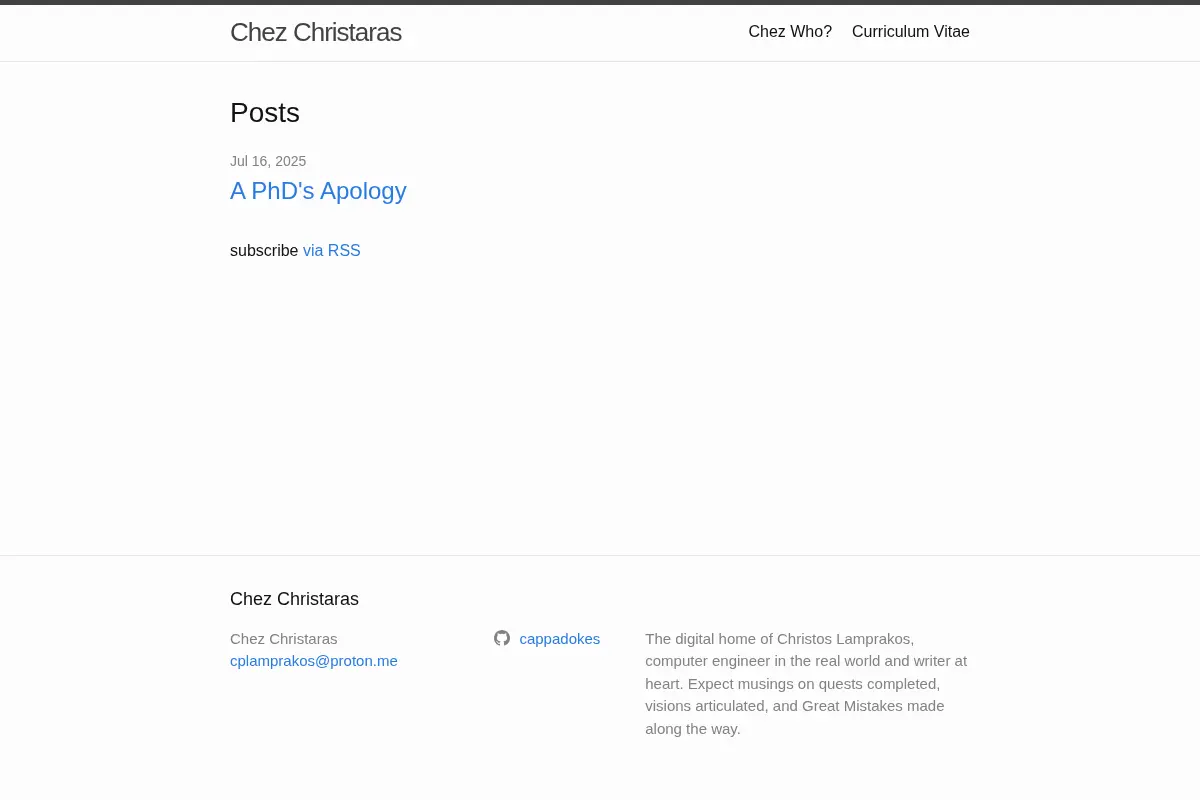 Chez Christaras