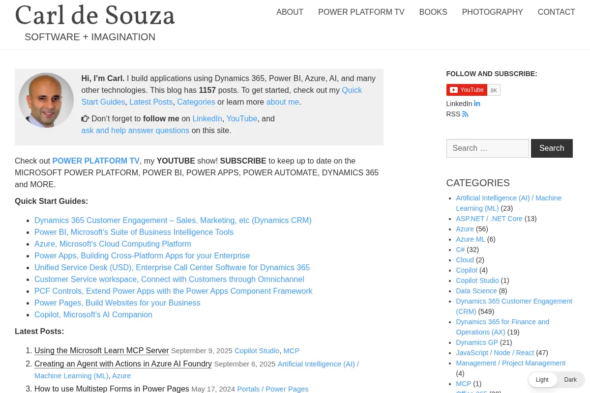 Carl de Souza - Software + Imagination