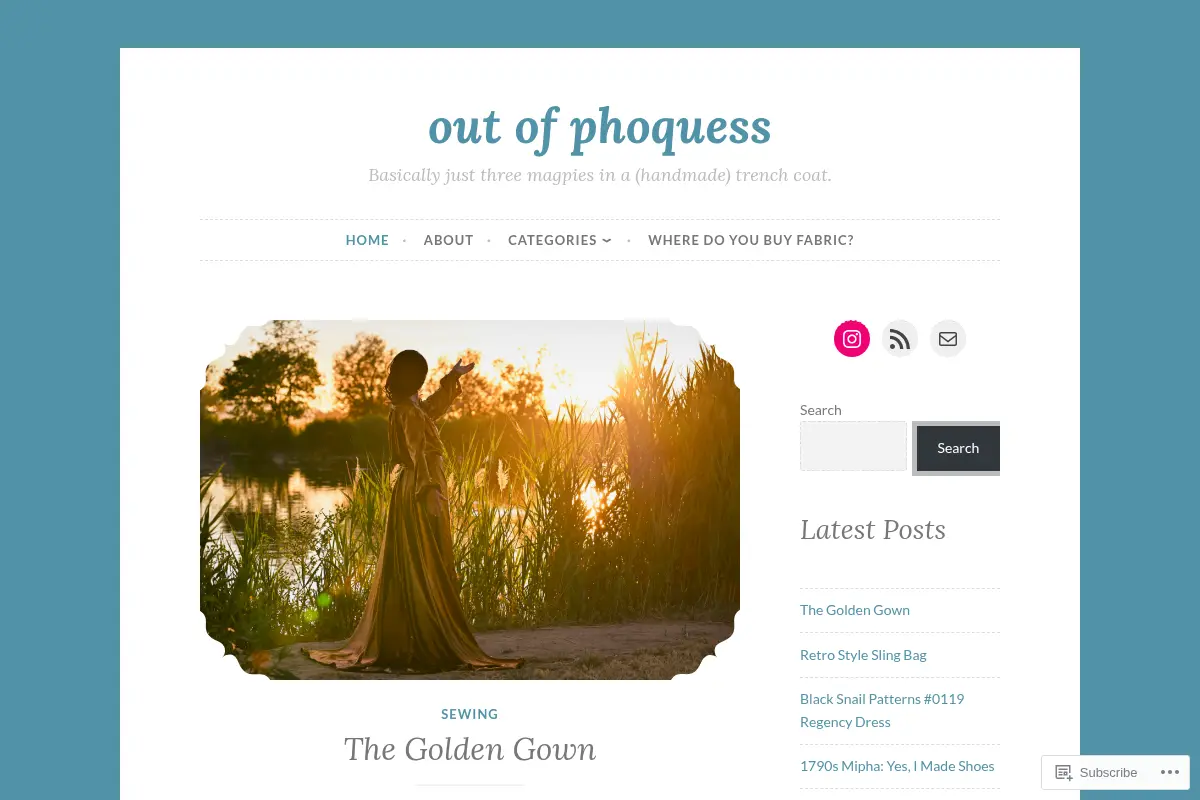out of phoquess – Basically just three magpies in a (handmade) trench coat.