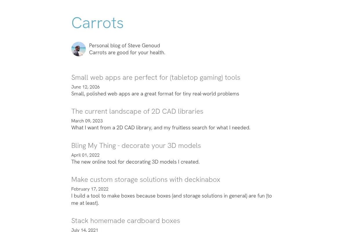 Carrots