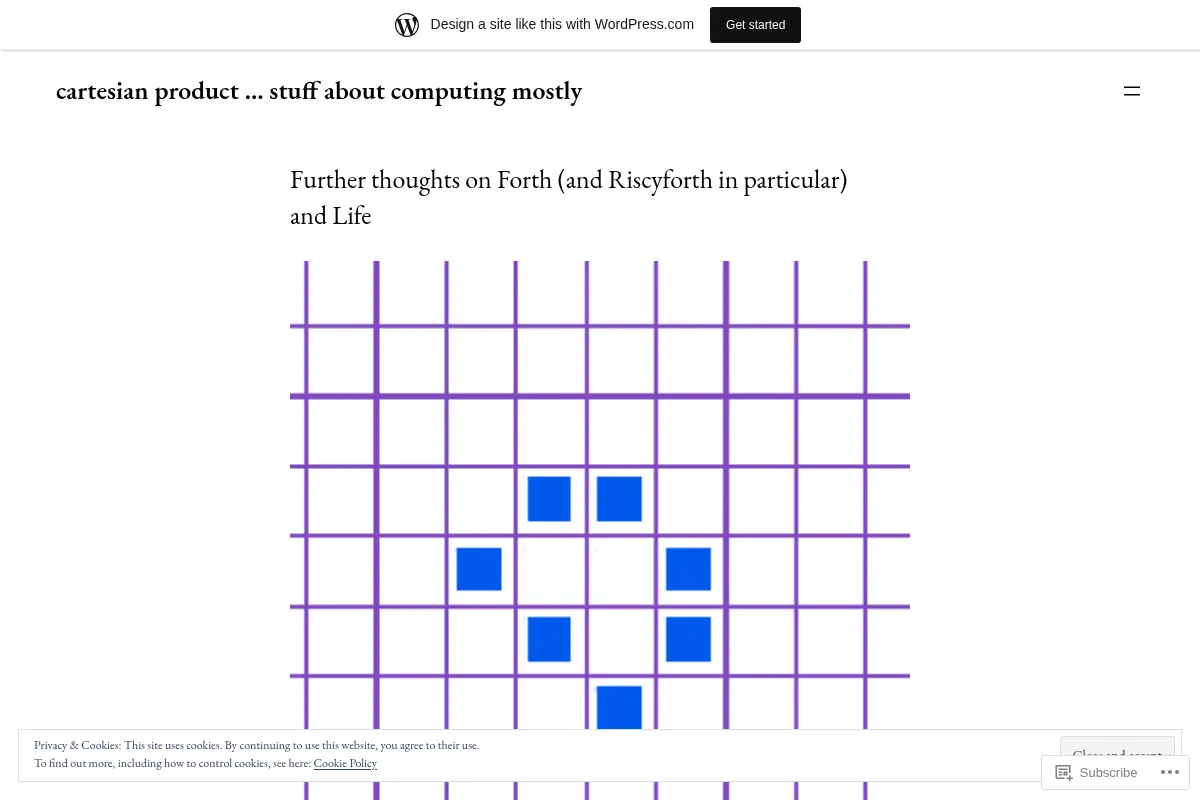 cartesian product … stuff about computing mostly