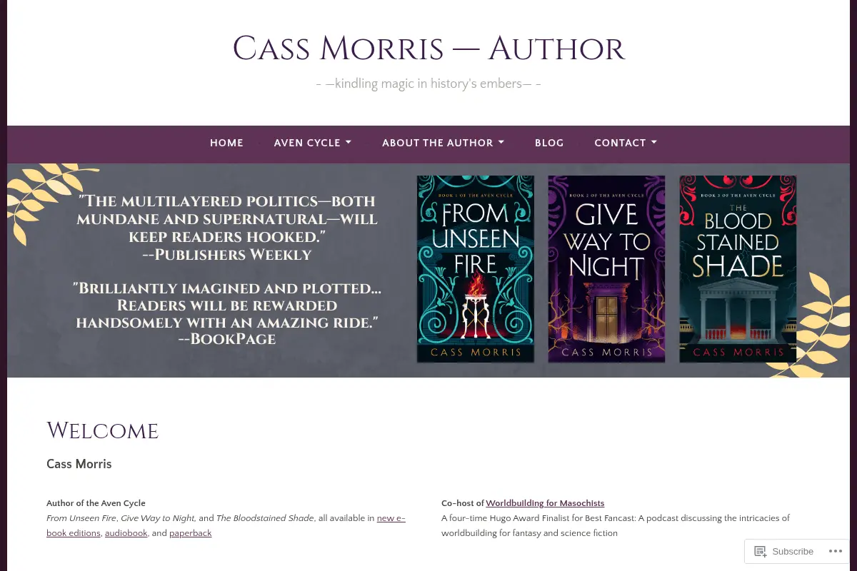 Cass Morris — Author