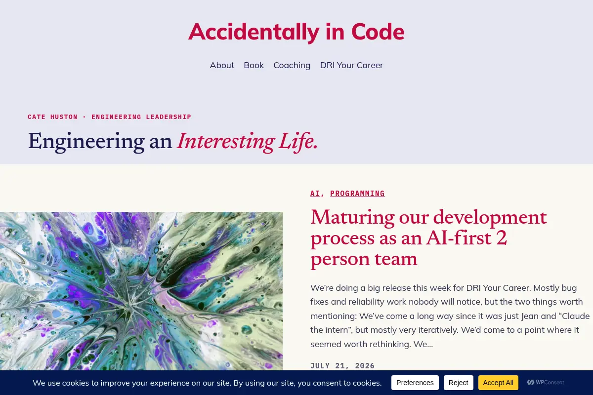 Accidentally in Code – Engineering an Interesting Life