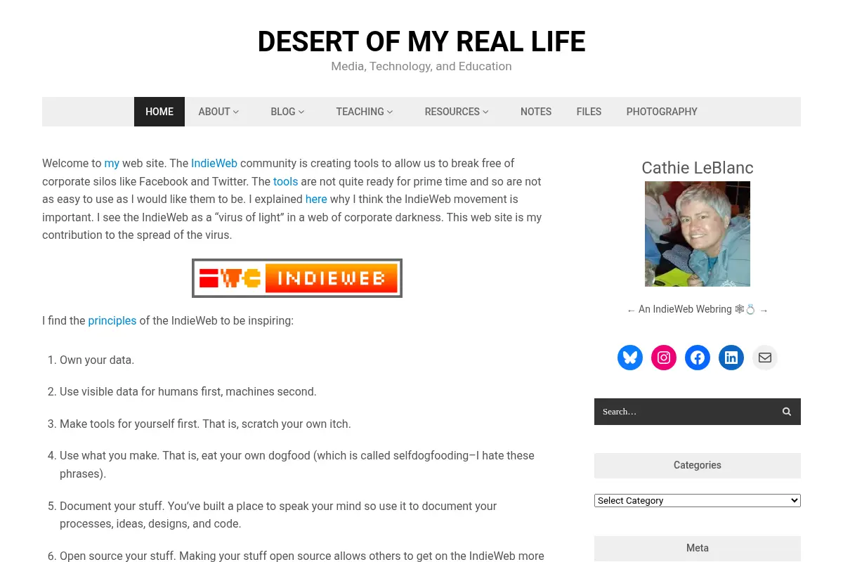 Desert of My Real Life – Media, Technology, and Education