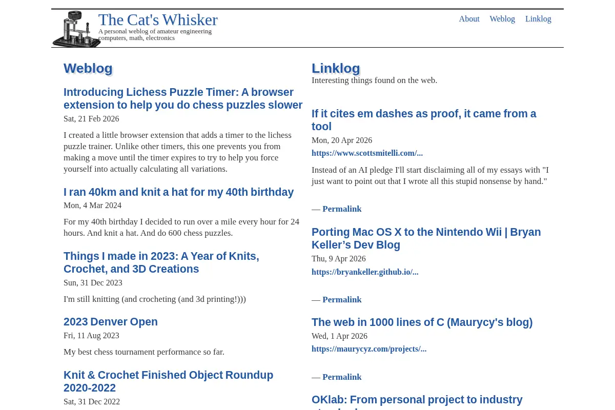 The Cat's Whisker