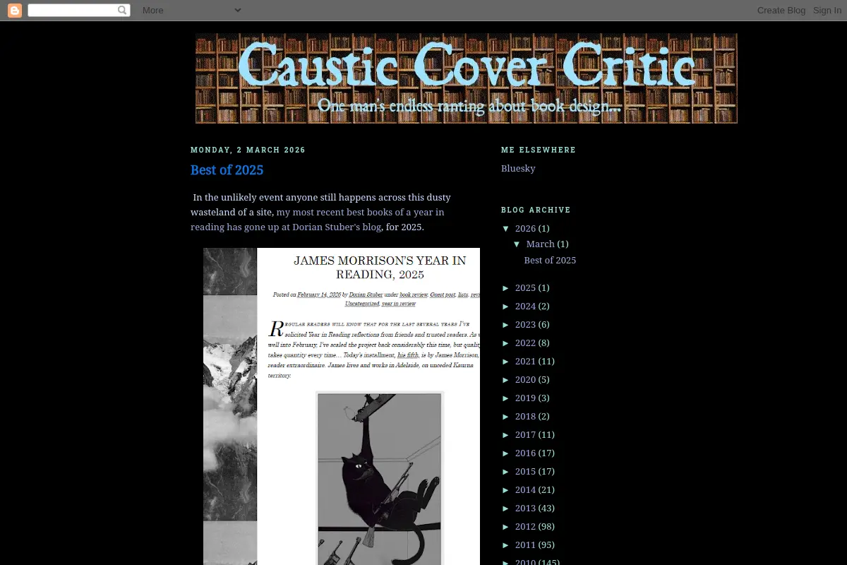 Caustic Cover Critic