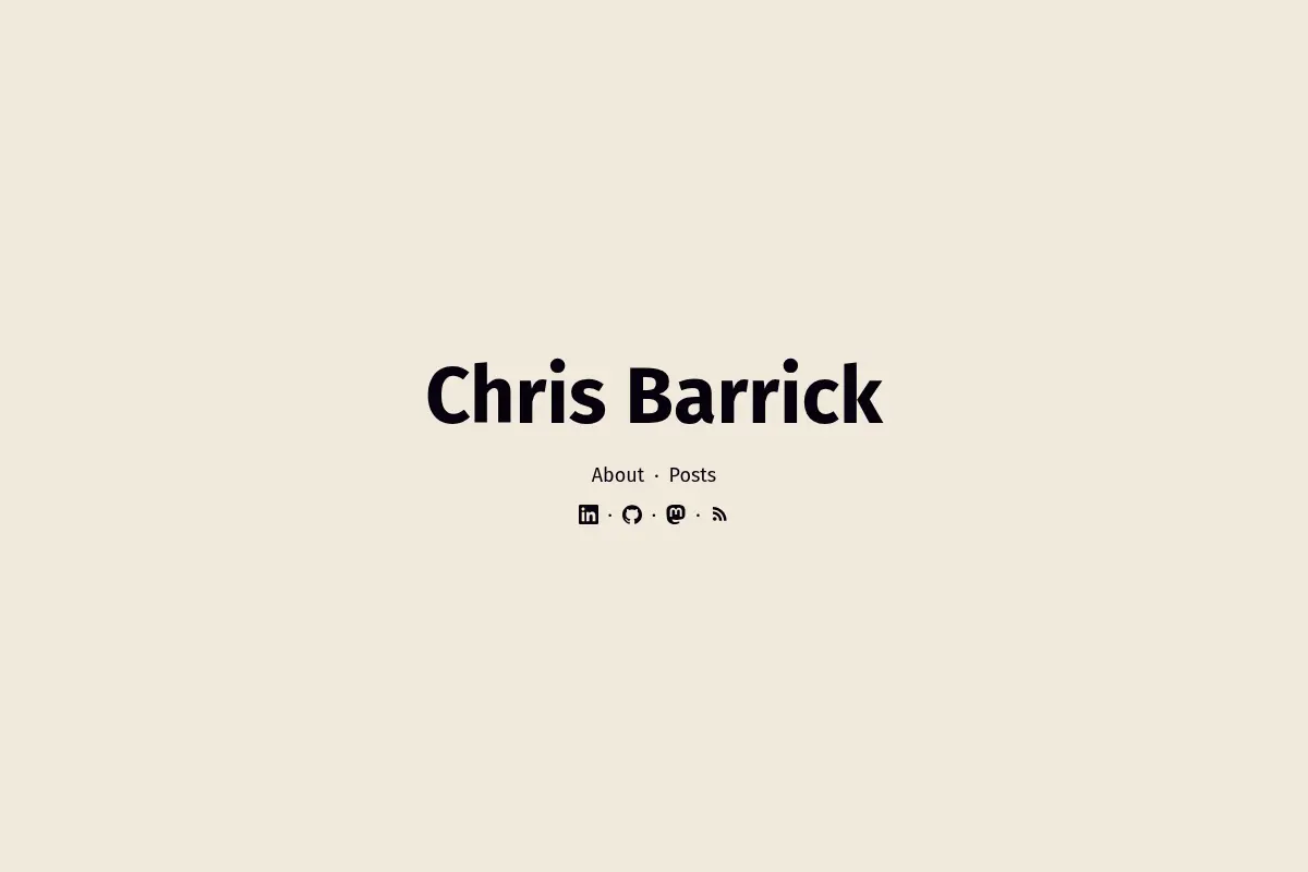 Chris Barrick