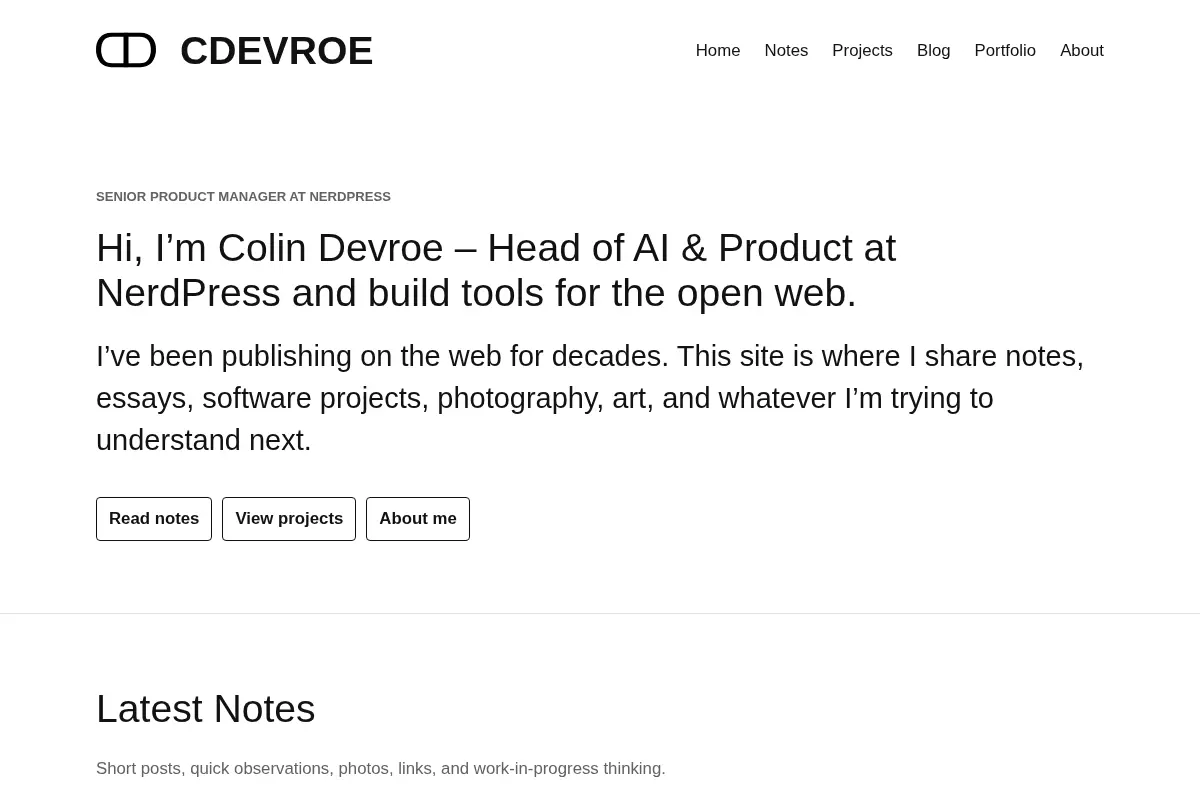 Colin Devroe
