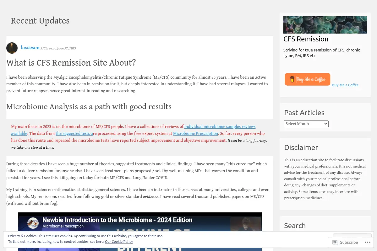 CFS Remission