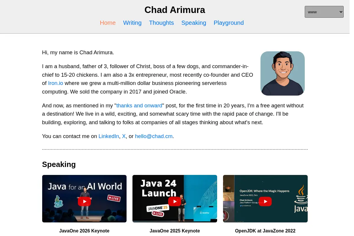 Chad Arimura | Home