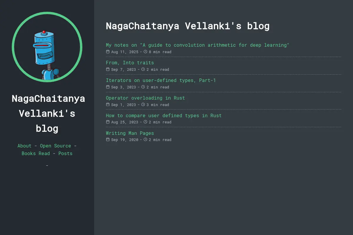 NagaChaitanya Vellanki's blog
