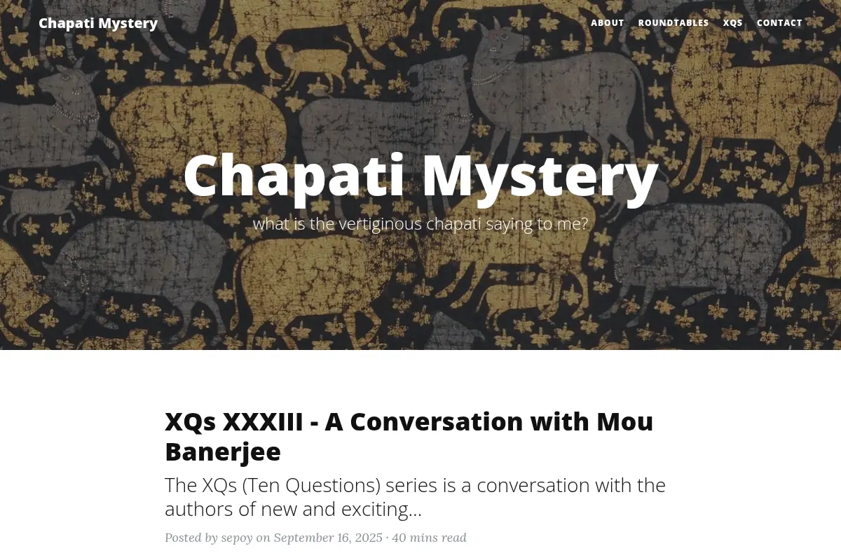 Chapati Mystery