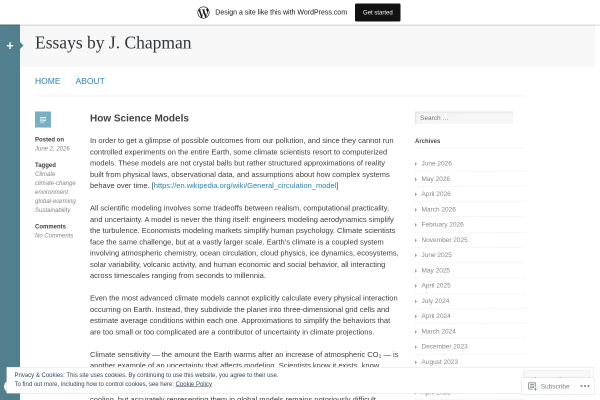Essays by J. Chapman