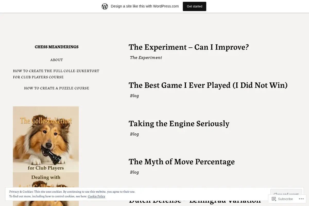 Chess Meanderings