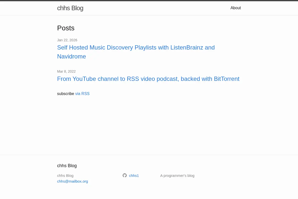 chhs Blog