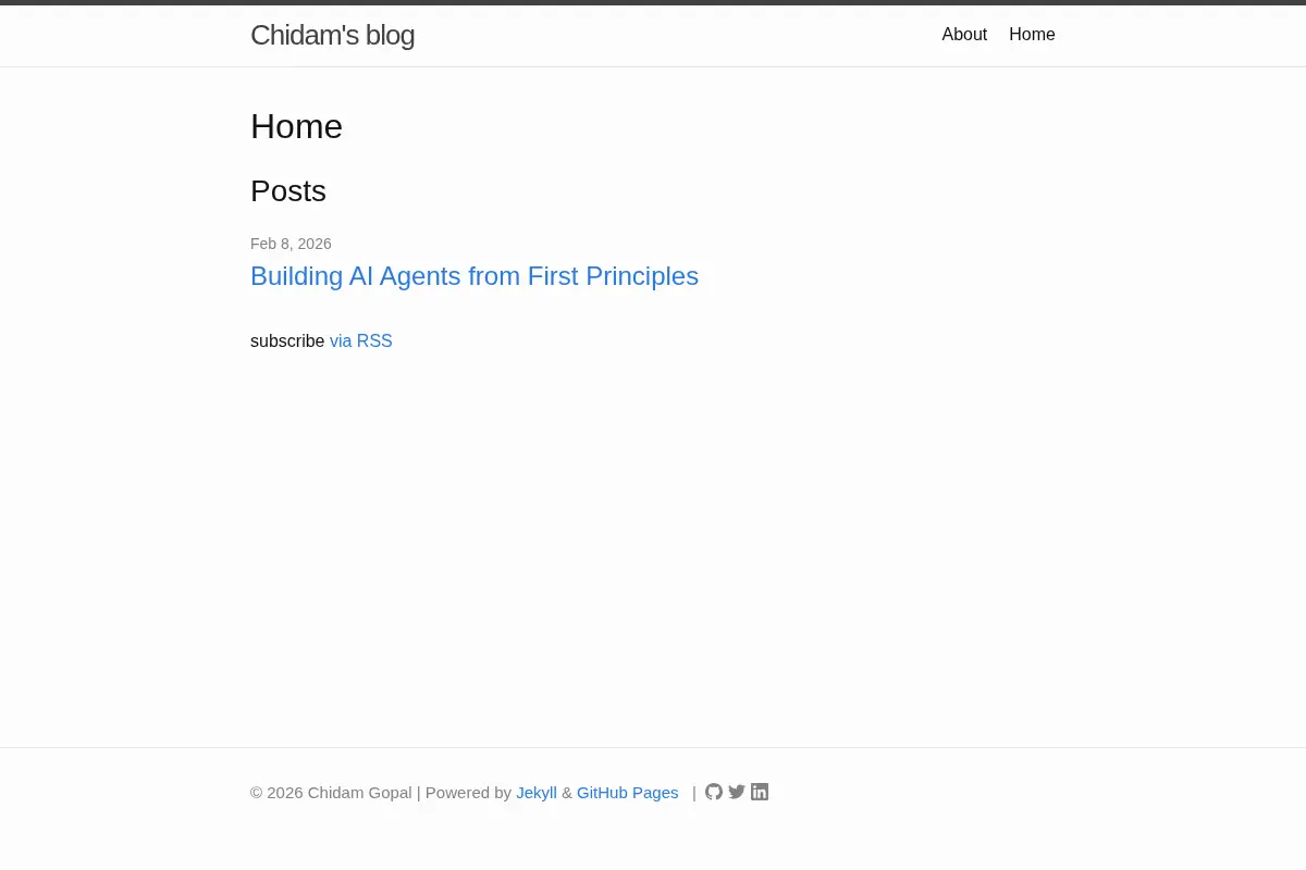 Chidam’s blog