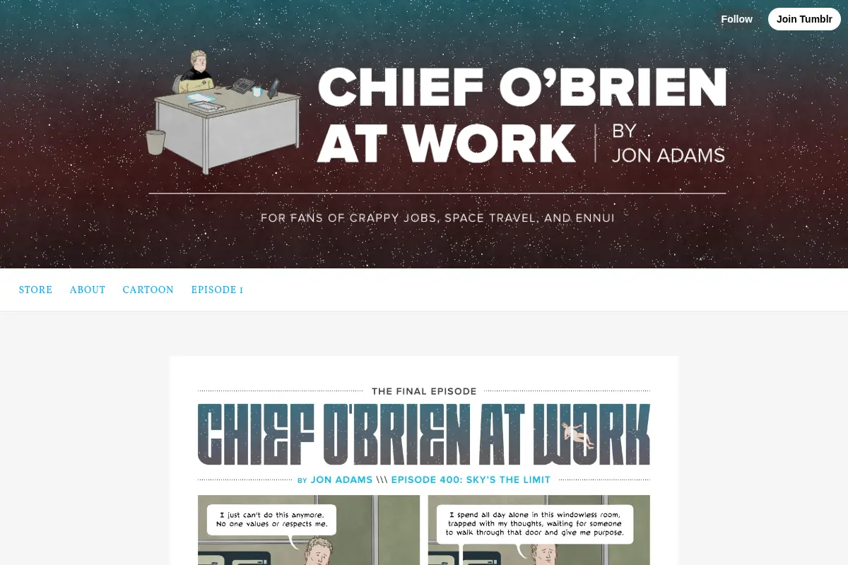 CHIEF O'BRIEN AT WORK