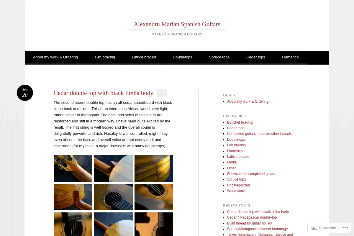 Alexandru Marian Spanish Guitars