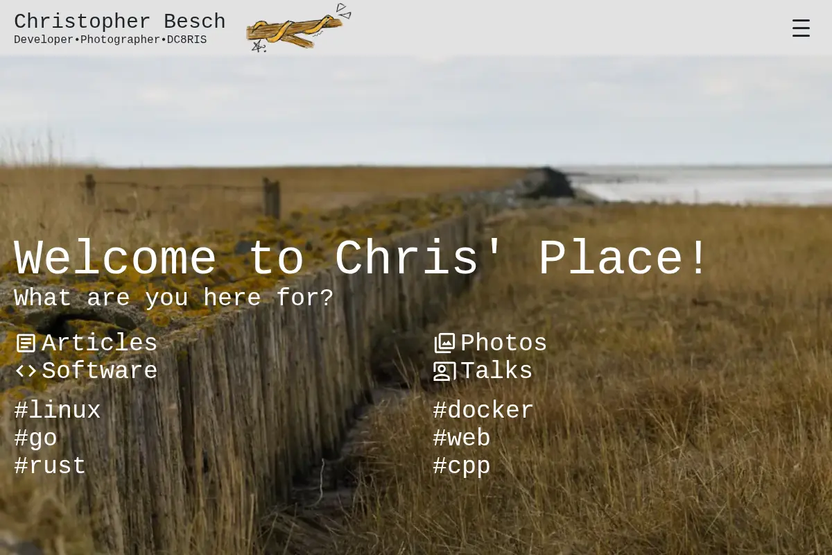 Chris' Homepage