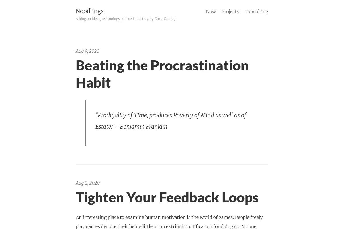 Noodlings