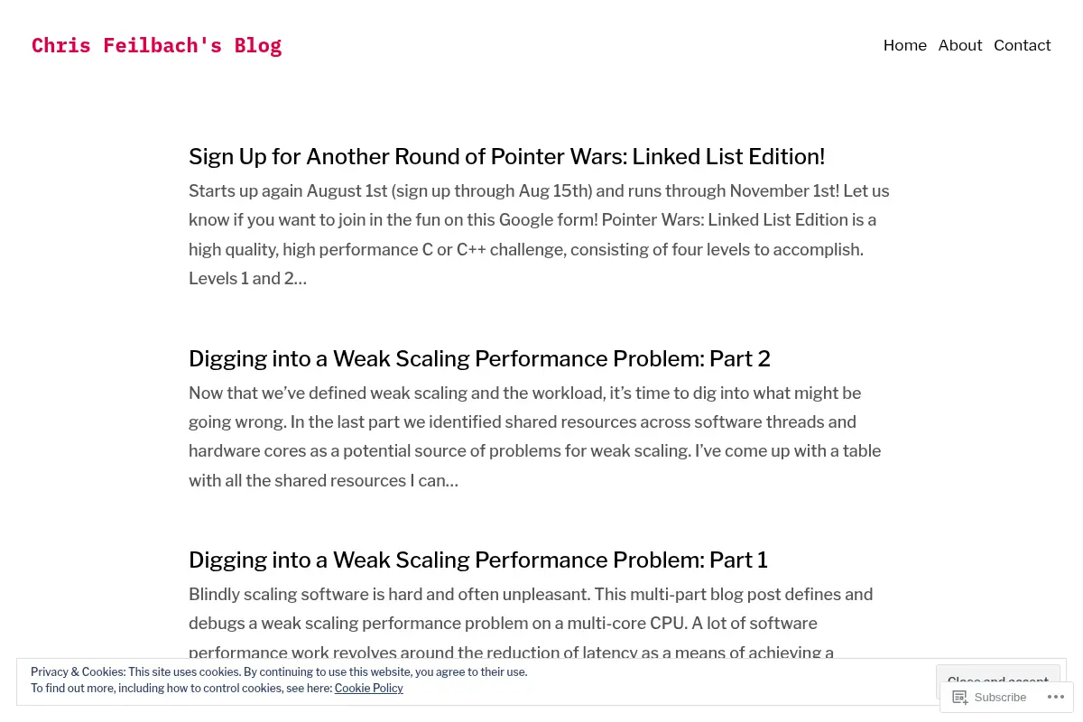 Chris Feilbach's Blog