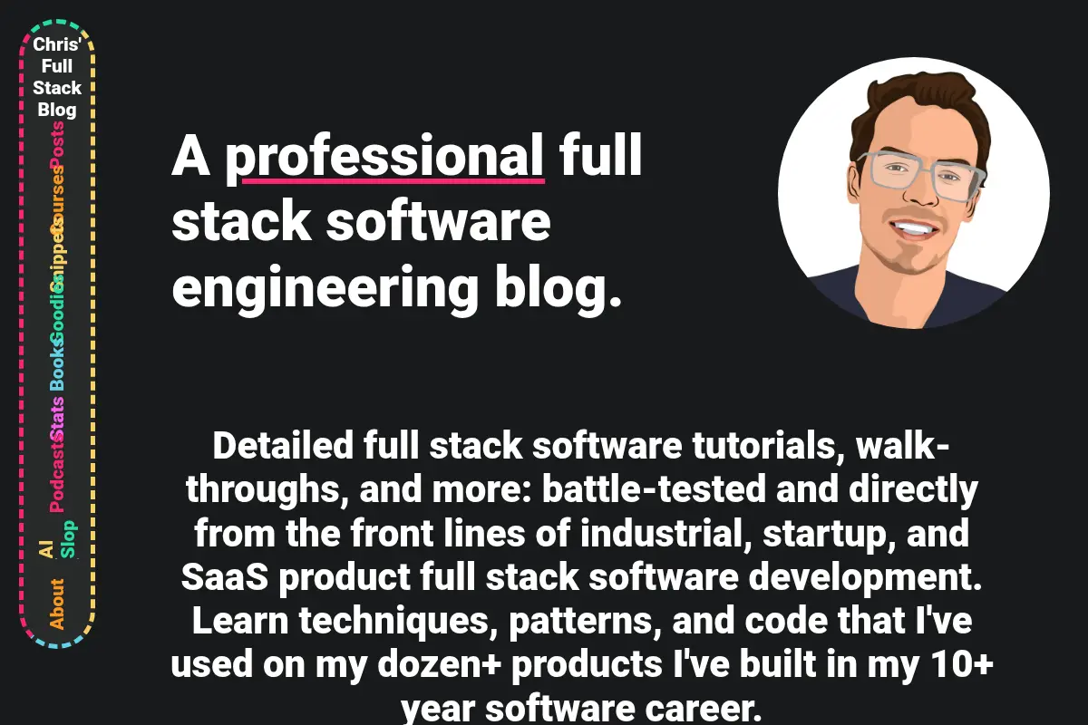 Chris' Full Stack Blog
