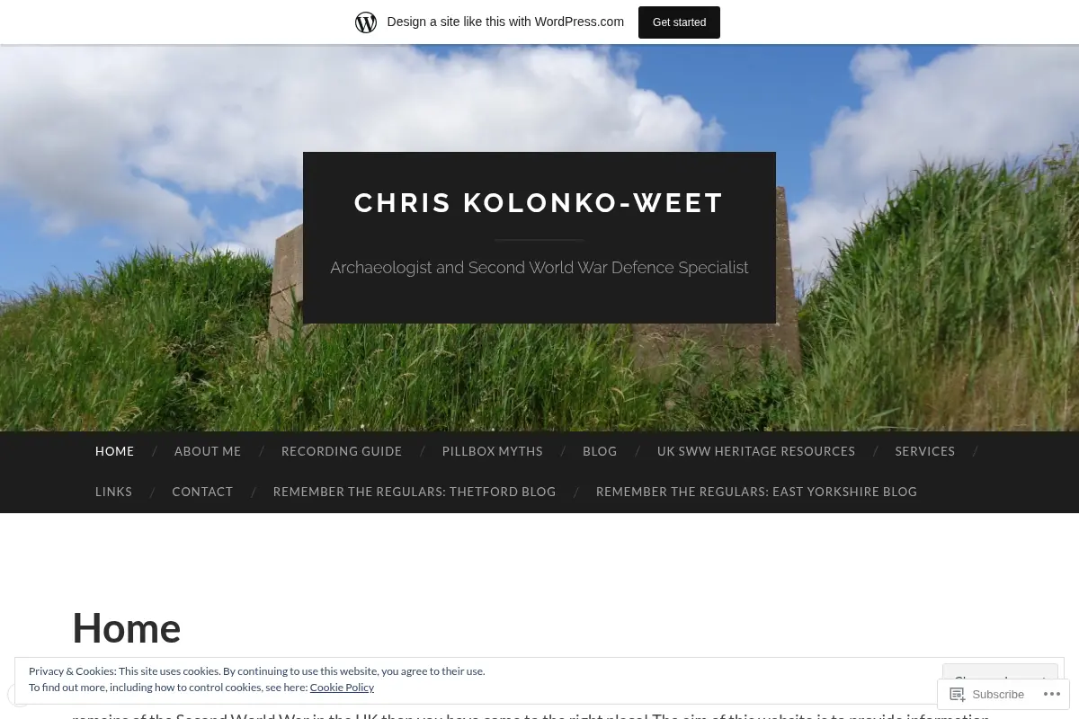 Chris Kolonko-Weet | Archaeologist and Second World War Defence Specialist
