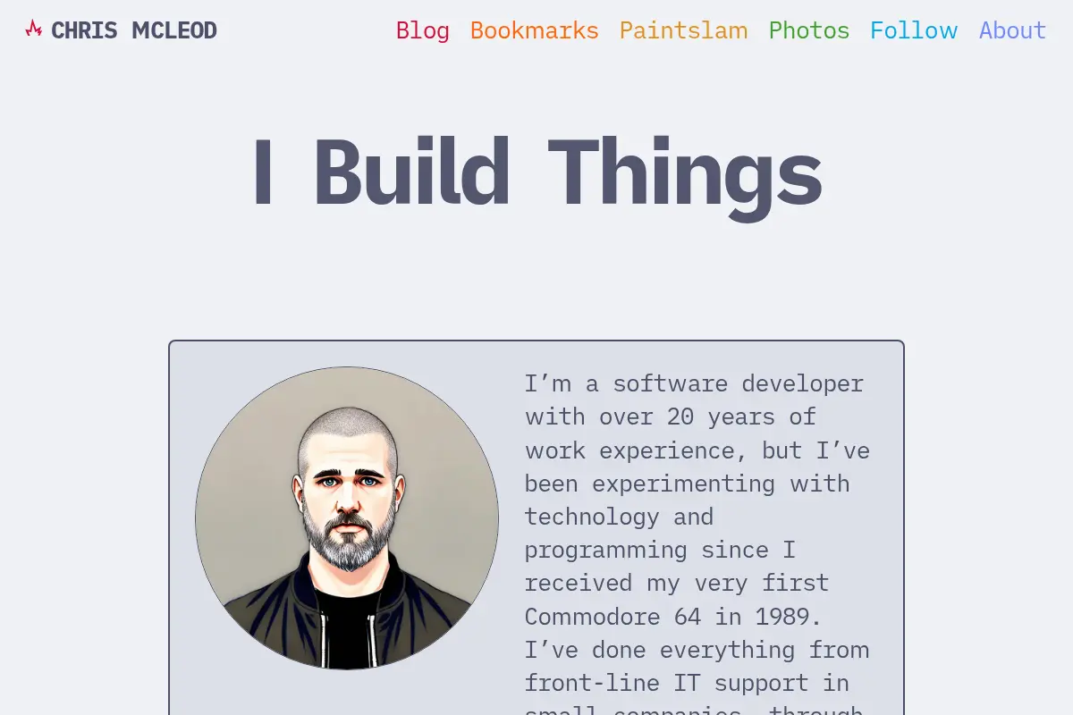 I Build Things — Chris McLeod